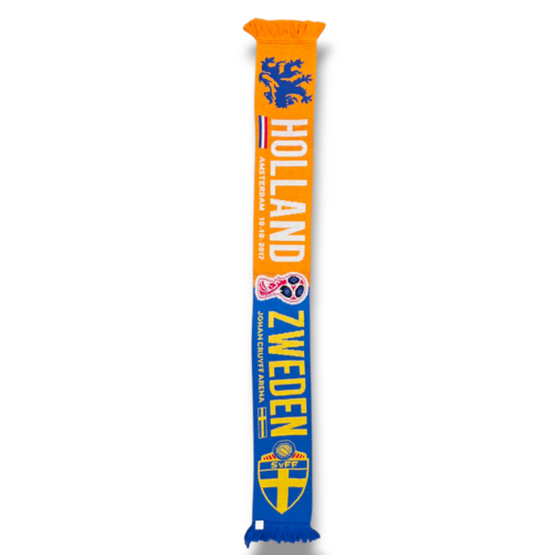 Originaler Fußballschal Niederlande - Schweden Originaler Fußballschal Niederlande - Schweden