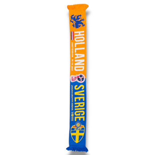 Originaler Fußballschal Niederlande - Schweden Originaler Fußballschal Niederlande - Schweden