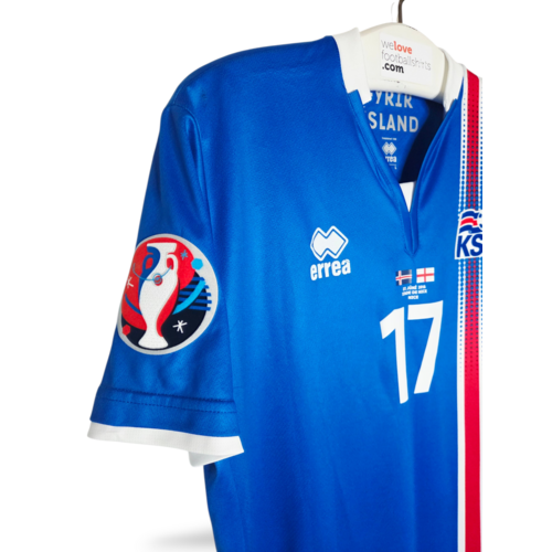 Errea Original vintage Match-Issue football shirt Iceland EURO 2016 Errea Original vintage Match-Issue football shirt Iceland EURO 2016