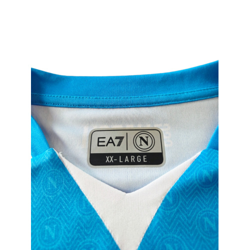 EA7 Origineel retro vintage voetbalshirt SSC Napoli 2024/25 EA7 Origineel retro vintage voetbalshirt SSC Napoli 2024/25