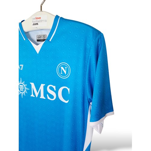 EA7 Origineel retro vintage voetbalshirt SSC Napoli 2024/25 EA7 Origineel retro vintage voetbalshirt SSC Napoli 2024/25
