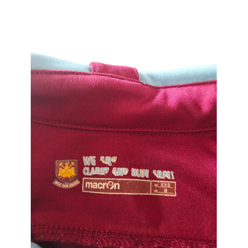 Macron Original retro vintage children's football shirt West Ham United 2010/11 Macron Original retro vintage children's football shirt West Ham United 2010/11
