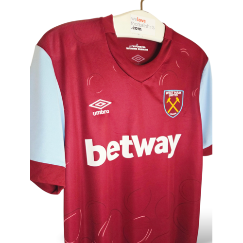 Umbro Origineel retro vintage voetbalshirt West Ham United 2023/24 Umbro Origineel retro vintage voetbalshirt West Ham United 2023/24