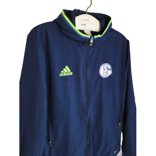 Adidas Origineel Vintage voetbal jacket Schalke 04 2016/17