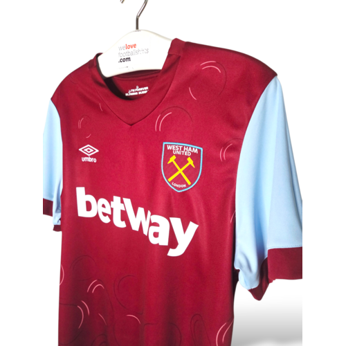Umbro Originales Retro-Vintage-fußballtrikot West Ham United 2023/24 Umbro Originales Retro-Vintage-fußballtrikot West Ham United 2023/24