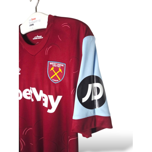 Umbro Originales Retro-Vintage-fußballtrikot West Ham United 2023/24 Umbro Originales Retro-Vintage-fußballtrikot West Ham United 2023/24