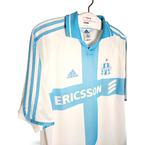 Adidas Originales Retro-Vintage-fußballtrikot Olympique Marseille 2000/01 Adidas Originales Retro-Vintage-fußballtrikot Olympique Marseille 2000/01