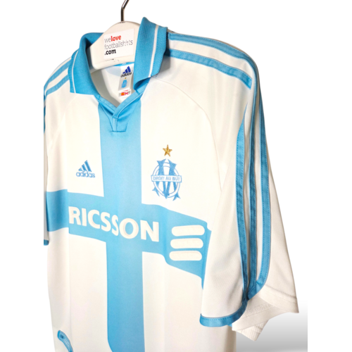 Adidas Originales Retro-Vintage-fußballtrikot Olympique Marseille 2000/01 Adidas Originales Retro-Vintage-fußballtrikot Olympique Marseille 2000/01