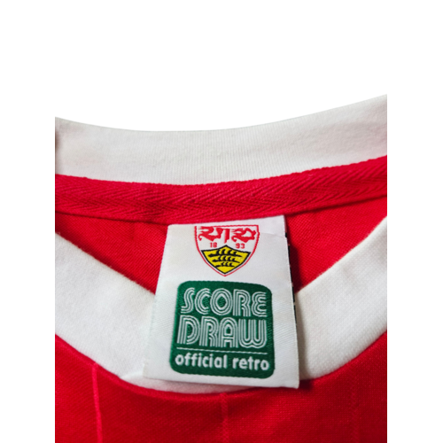 Score Draw Originales Retro-Vintage-fußballtrikot VfB Stuttgart 1992/94 Score Draw Originales Retro-Vintage-fußballtrikot VfB Stuttgart 1992/94