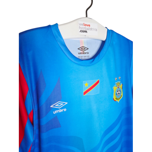 Umbro Originelles Retro-Vintage-Fußballtrikot Demokratische Republik Kongo 2023