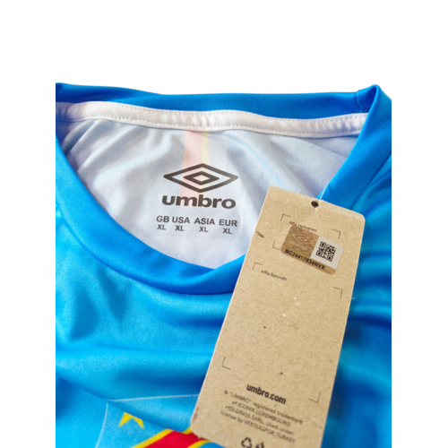 Umbro Originelles Retro-Vintage-Fußballtrikot Demokratische Republik Kongo 2023