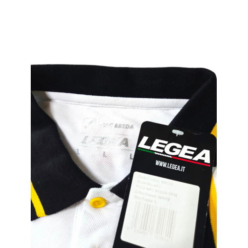 Legea Original retro vintage football polo NAC Breda 2017/18 Legea Original retro vintage football polo NAC Breda 2017/18