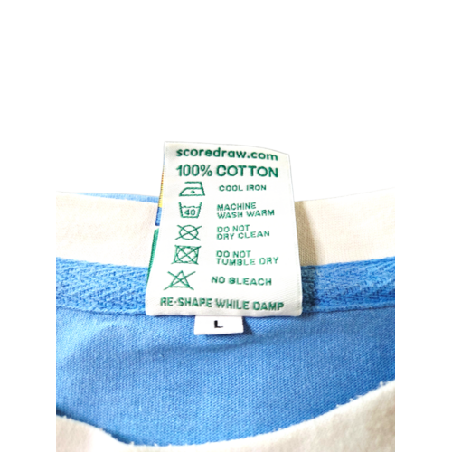 Score Draw Originales Retro-Vintage-fußballtrikot Manchester City 1970 Score Draw Originales Retro-Vintage-fußballtrikot Manchester City 1970