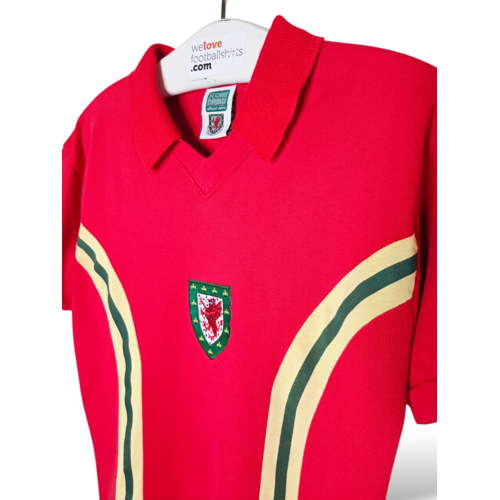 Score Draw Originales Retro-Vintage-fußballtrikot Wales 1976/79 Score Draw Originales Retro-Vintage-fußballtrikot Wales 1976/79