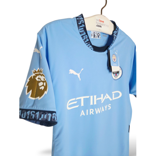 Puma Origineel retro vintage voetbalshirt Manchester City 2024/25 Puma Origineel retro vintage voetbalshirt Manchester City 2024/25