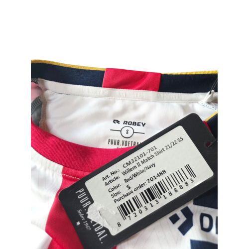 Robey Original retro vintage football shirt Willem II 2021/22