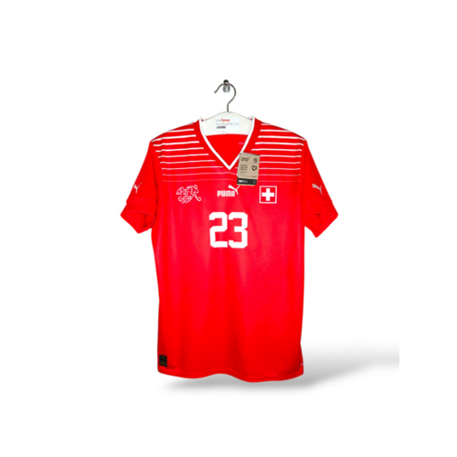 Puma Origineel retro vintage voetbalshirt Zwitserland World Cup 2022