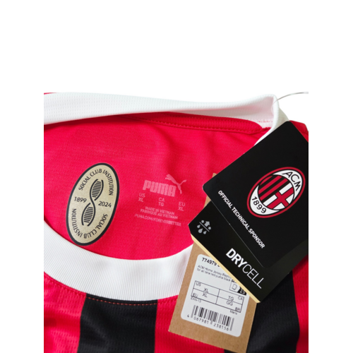 Puma Origineel retro vintage voetbalshirt AC Milan 2024/25 Puma Origineel retro vintage voetbalshirt AC Milan 2024/25