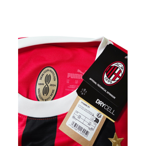 Puma Origineel retro vintage voetbalshirt AC Milan 2024/25 Puma Origineel retro vintage voetbalshirt AC Milan 2024/25