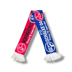 Fußballschal FC Schalke 04 X 1. FC Nürnberg