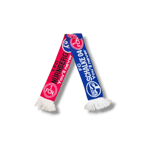 Football Scarf FC Schalke 04 X 1. FC Nürnberg Football Scarf FC Schalke 04 X 1. FC Nürnberg