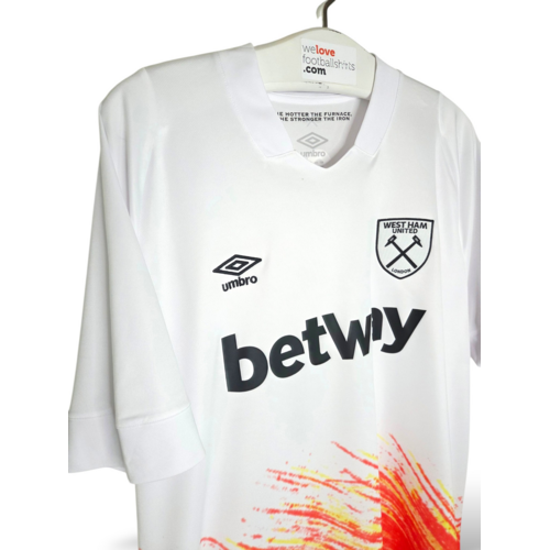 Umbro Originales Retro-Vintage-fußballtrikot West Ham United 2022/23 Umbro Originales Retro-Vintage-fußballtrikot West Ham United 2022/23