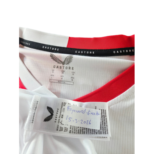 Castore Origineel vintage Match-Issue voetbalshirt Feyenoord 2025/26 Castore Origineel vintage Match-Issue voetbalshirt Feyenoord 2025/26