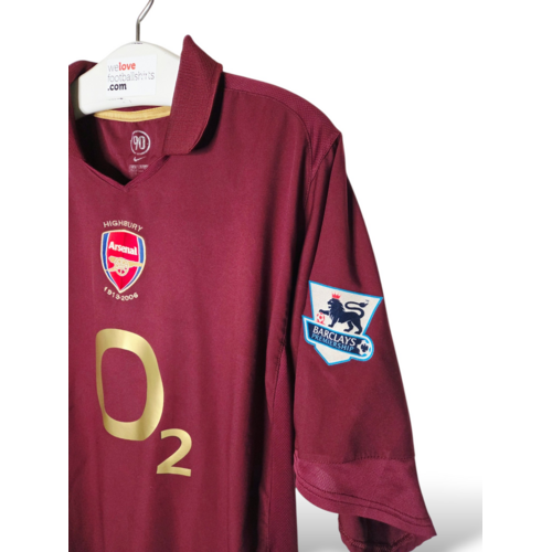 Nike Originales Retro-Vintage-fußballtrikot Arsenal 2005/06 Nike Originales Retro-Vintage-fußballtrikot Arsenal 2005/06