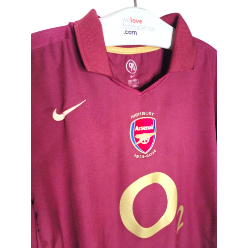 Nike Originales Retro-Vintage-fußballtrikot Arsenal 2005/06 Nike Originales Retro-Vintage-fußballtrikot Arsenal 2005/06