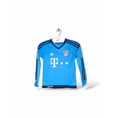 Adidas Origineel retro vintage kinder keepersshirt Bayern Munchen 2015/16 Adidas Origineel retro vintage kinder keepersshirt Bayern Munchen 2015/16