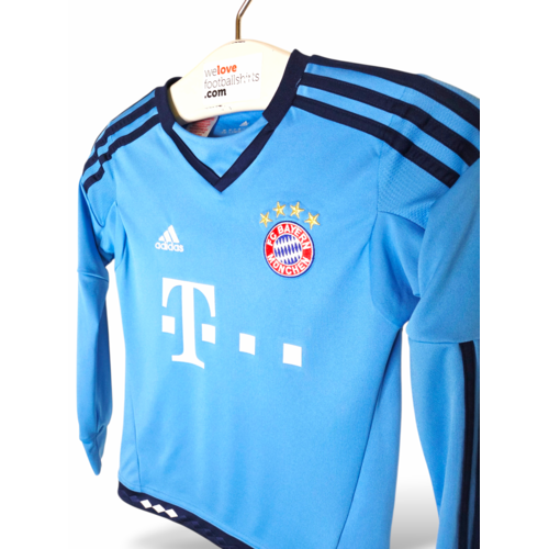 Adidas Origineel retro vintage kinder keepersshirt Bayern Munchen 2015/16 Adidas Origineel retro vintage kinder keepersshirt Bayern Munchen 2015/16