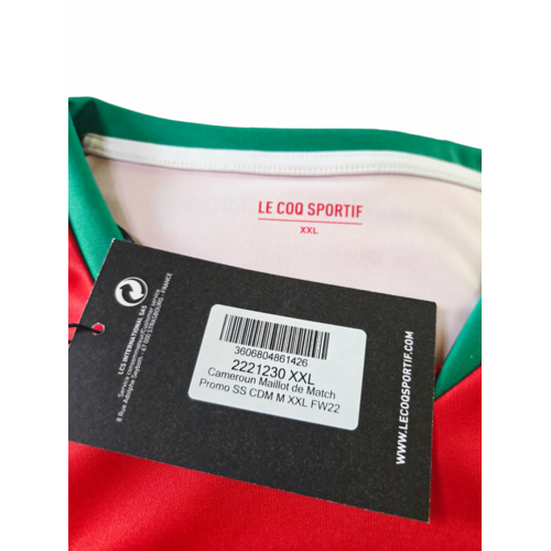 Le Coq Sportif Original retro vintage football shirt Cameroon 2021/22 Le Coq Sportif Original retro vintage football shirt Cameroon 2021/22