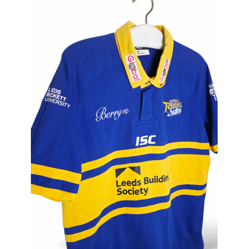 ISC Original vintage retro Rugby-Shirt Leeds Rhinos Rugby 2016