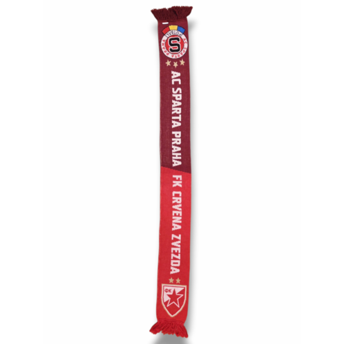 Original Football Scarf AC Sparta Praha - FK Crvena zvezda