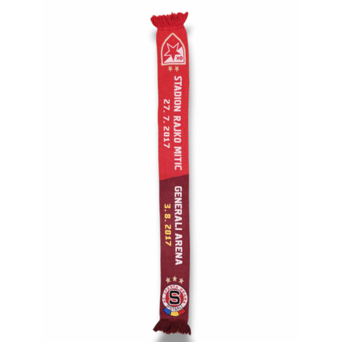 Original Football Scarf AC Sparta Praha - FK Crvena zvezda