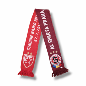 Fußballschal AC Sparta Praha - FK Crvena zvezda Fußballschal AC Sparta Praha - FK Crvena zvezda