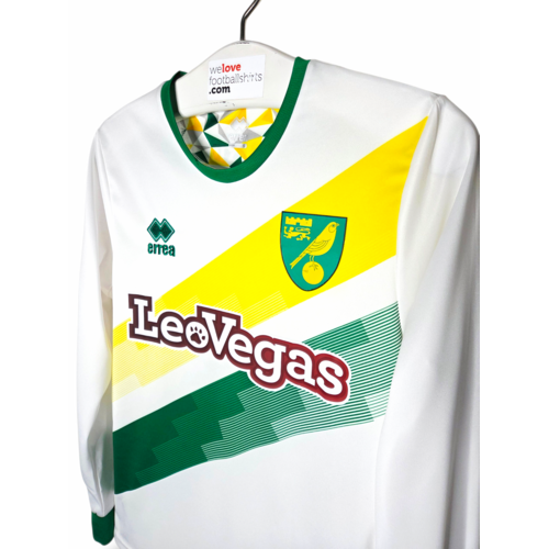 Errea Original retro vintage football shirt Norwich City F.C. 2018/19