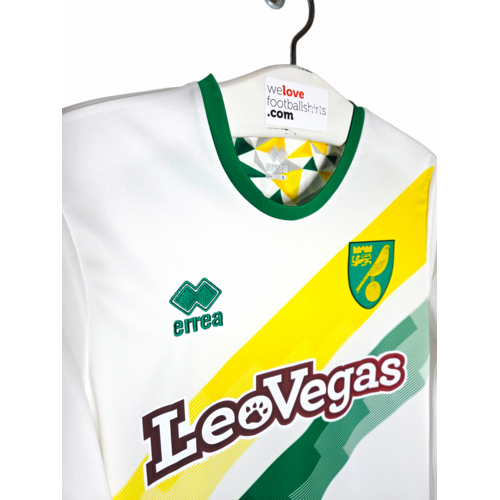 Errea Original retro vintage football shirt Norwich City F.C. 2018/19