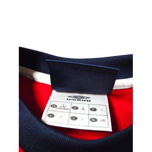 Umbro Origineel retro vintage voetbalshirt Engeland 2002/03 Umbro Origineel retro vintage voetbalshirt Engeland 2002/03