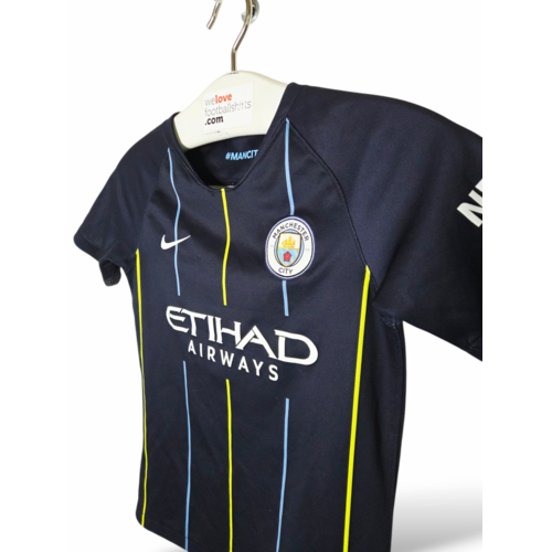 Nike Origineel retro vintage kinder voetbalshirt Manchester City 2018/19