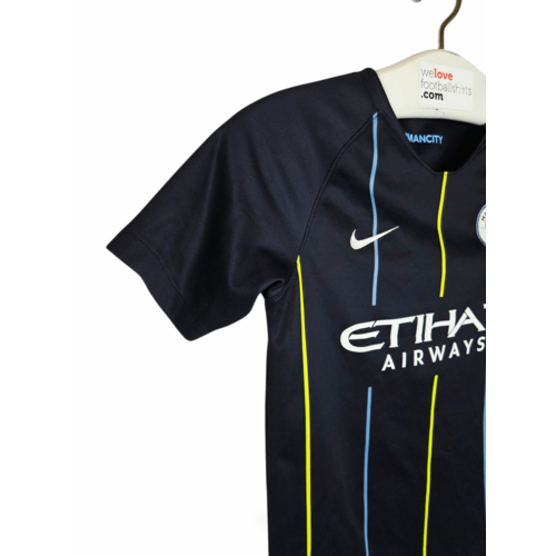 Nike Origineel retro vintage kinder voetbalshirt Manchester City 2018/19