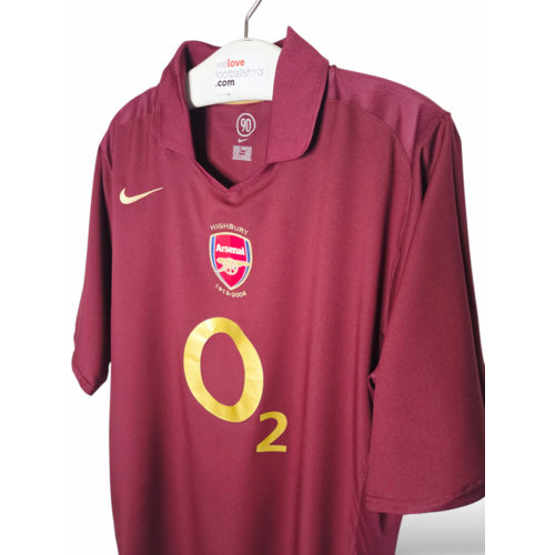 Nike Origineel retro vintage voetbalshirt Arsenal 2005/06 Nike Origineel retro vintage voetbalshirt Arsenal 2005/06