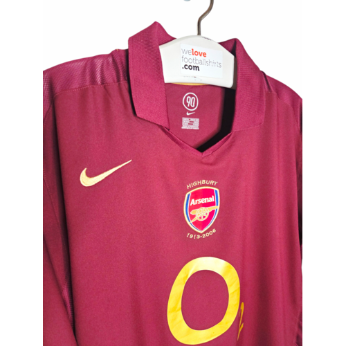 Nike Origineel retro vintage voetbalshirt Arsenal 2005/06 Nike Origineel retro vintage voetbalshirt Arsenal 2005/06