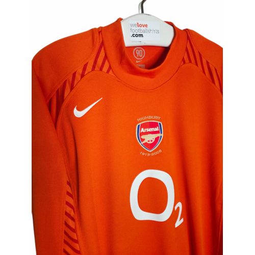 Nike Origineel retro vintage keepersshirt Arsenal 2005/06