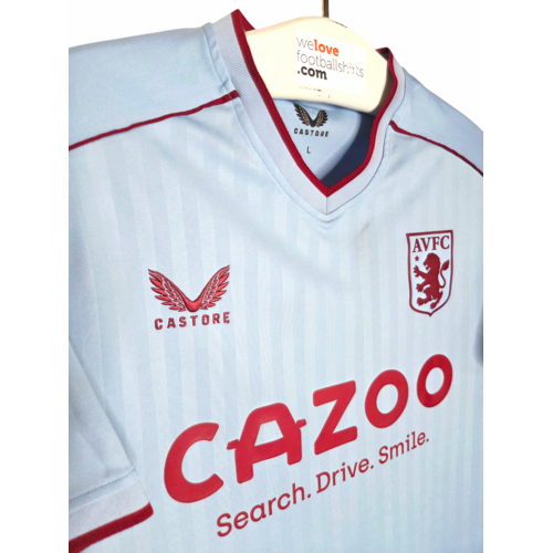Castore Origineel retro vintage kinder voetbalshirt Aston Villa 2022/23 Castore Origineel retro vintage kinder voetbalshirt Aston Villa 2022/23