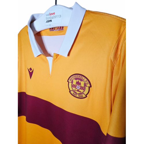 Macron Origineel retro vintage voetbalshirt Motherwell F.C. 2020/21 Macron Origineel retro vintage voetbalshirt Motherwell F.C. 2020/21