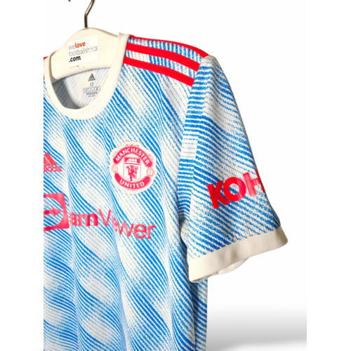 Adidas Origineel retro vintage voetbalshirt Manchester United 2021/22 Adidas Origineel retro vintage voetbalshirt Manchester United 2021/22