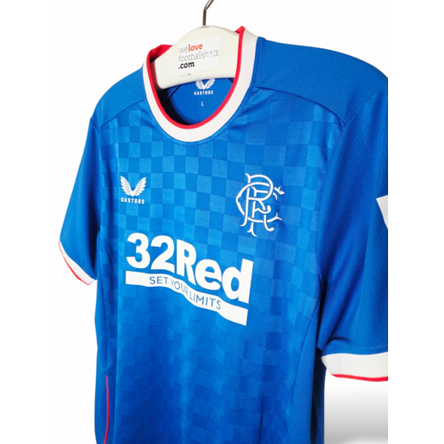 Castore Original retro vintage football shirt Rangers FC 2022/23