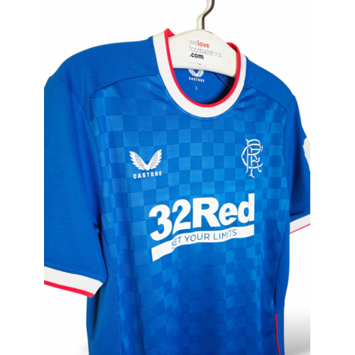 Castore Original retro vintage football shirt Rangers FC 2022/23