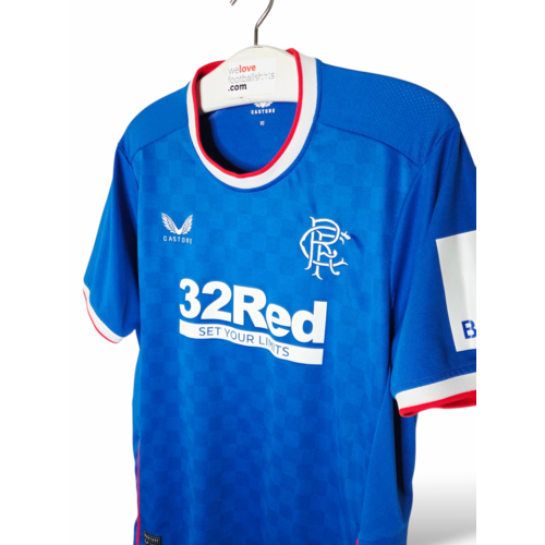 Castore Original retro vintage football shirt Rangers FC 2022/23